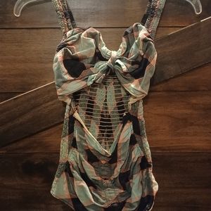 Vintage Handmade swimsuit small